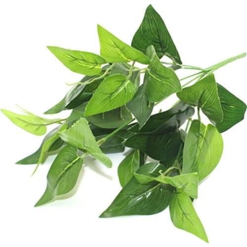 7-Branch Artificial Plant Simulation Leaf Stem Faux Plant Artificial Plants For Home DIY Decor Potte искусственные растения