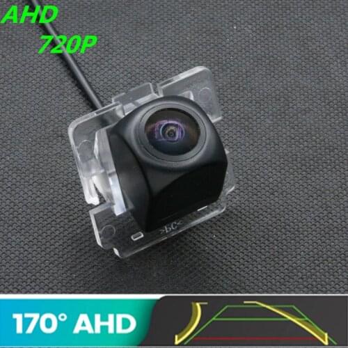AHD 720P Trajectory Fisheye Car Rear View Camera For Mitsubishi Outlander 2003 2004 2005 2006 2007 2008 Reverse Vehicle Camera