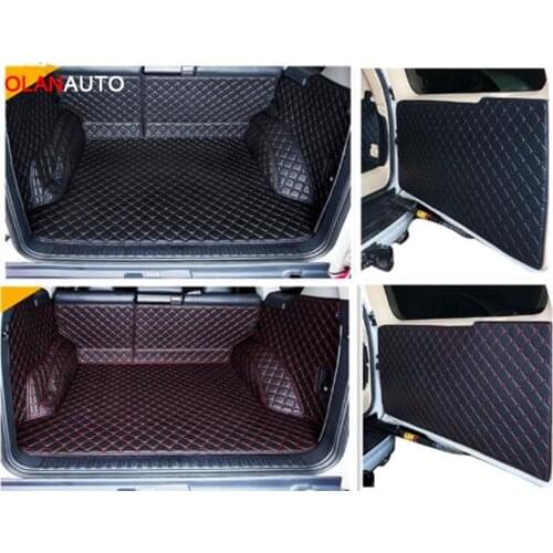Car Travel Brand Special trunk mats & Rear door mat for Toyota Land Cruiser Prado 150 5 seats 2016-2010 waterproof boot carpets