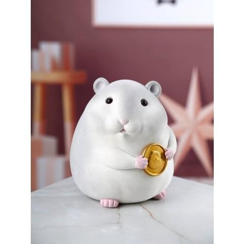 Cute Piggy Bank Kid For Girl Interesting Creative Mouse Animal Design Piggy Bank Art Family Decorations Hucha Home Decor ED5CXG