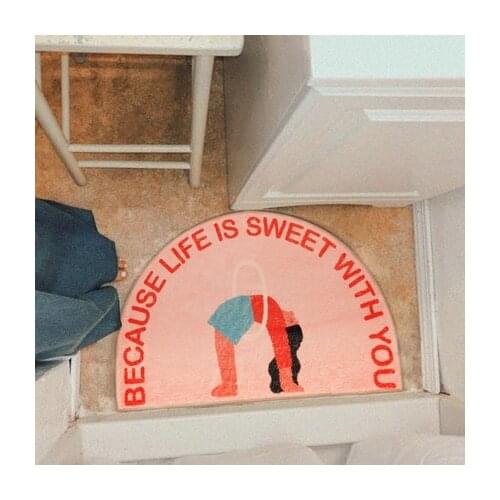 Nordic Non-slip Carpet Area Rugs Funny Lamb Bedroom Floor Mats Easy Clean Welcome Doormat home decoration Cute Bathroom Rug