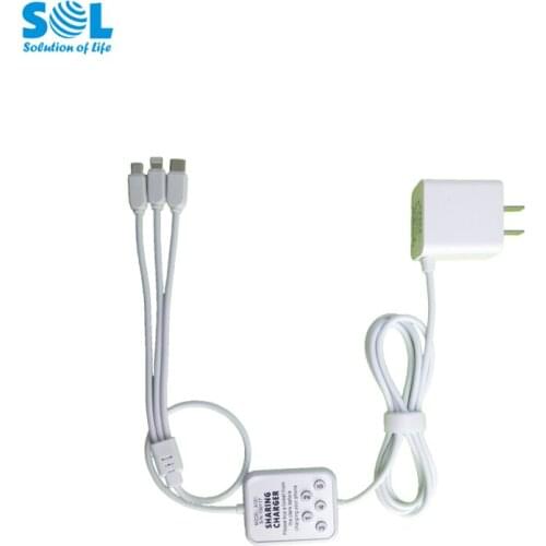 New Product 2021 Sharing Charger Rentings With 3 in 1 Cable Mobile Phone Charger For Restaurant