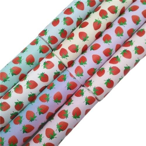 Onefly Wholesales Dropshipping Leather Supplier Gold Daisy TPU Faux Leather See Through Transparent Leather For Bow DIY FZ167