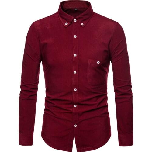 Мужские вельветовые рубашки QIANDUBAO China At AliExpress