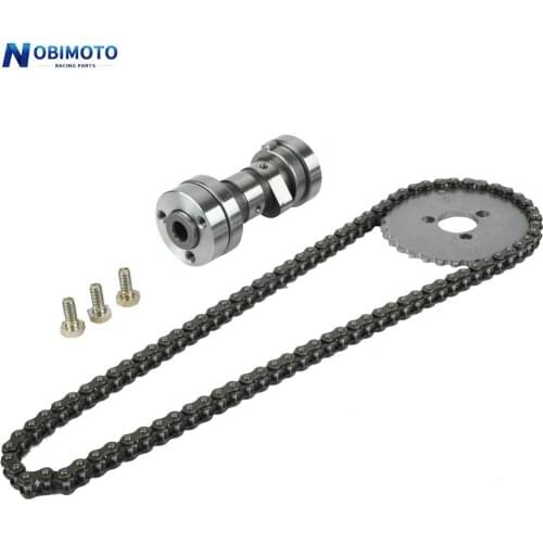 Motorcycle 125 Engine Camshaft + Timing Sprocket Chain kit For Lifan 125cc Horizontal Engines Dirt Pit Bike Monkey Motocross
