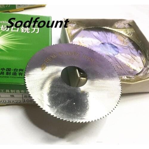 1pcs HSS CNC Saw blade cutter milling cutter/cutting milling cutter 40*0.3/0.6/0.8-5.0 40/60/72 Number of teeth