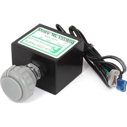 Vehicle Gray Plastic Knob Temperature Control Refrigerator Thermostat DC24V/12V 10A