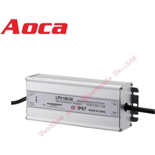 100w Waterproof power supply led driver 100w 12v smps 8.3a power supply 24v dc led driver switching model 100w led power supply