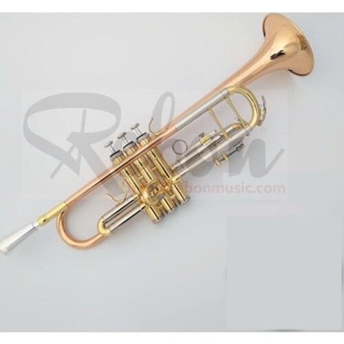 Weifang Rebon Bb key rose Copper Brass Trumpet