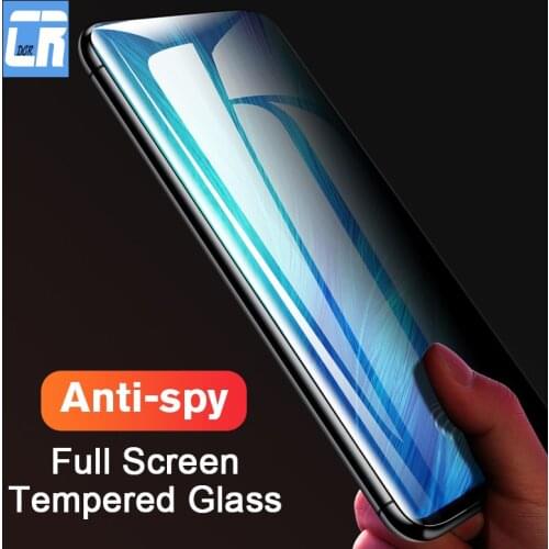 50D Anti Spy Tempered Protective Glass for Vivo Z5X Z3X X20 X23 X27 V15 V17 Pro Privacy Screen Protector for Vivo S7 X50 Glass