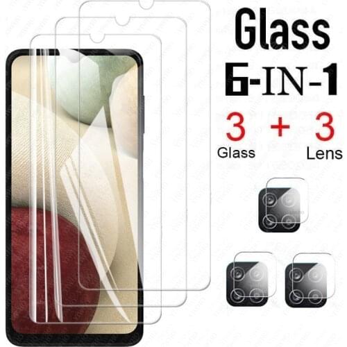 Screen Protectors Protective Tempered Glass on For Samsung Galaxy A12 Camera Lens Film for samsung a 12 SM-A125F/DSN A125 Glass