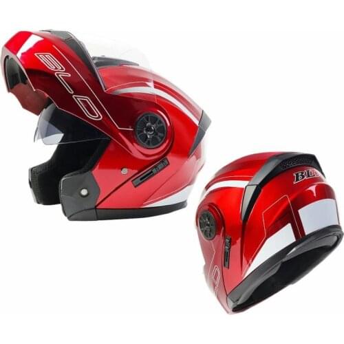 Women Femme Dual Lens Flip Up Motorcycle Helmets Full Face Racing Motocross Moto Helmets Moto Kask Motorbike Capacete