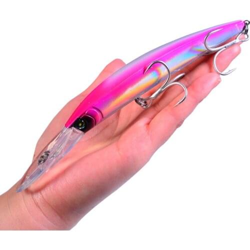 1PC Top Fishing Lures Fishing Bait 7"-17.78cm/0.963oz-27.31g Fishing Tackle 10 colors Bass Baits