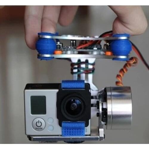 2 Axis Metal Brushless Camera Gimbal w/Motor &Controller for Gopro SJ4000 SJ7000 camera Blade Walkera QX350 Aerial photo FPV