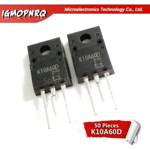 50pcs K10A60D TO-220F TK10A60D TO-220F 10A60 TO220 new original