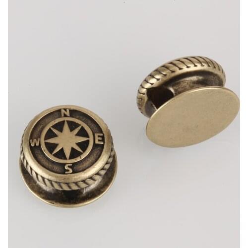 Paracord Beads for Jewelry Making Supplies Copper Beads for Needlework 1pcs Diy BraceletAccessories 20mm Findings Wholesale