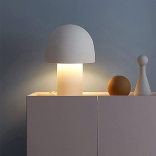 Italian Design Mushroom Table Lamp Bedroom Bedside Lamps Modern Home Decor Bedroom Decoration Desk Light Art Lights Dorm Room