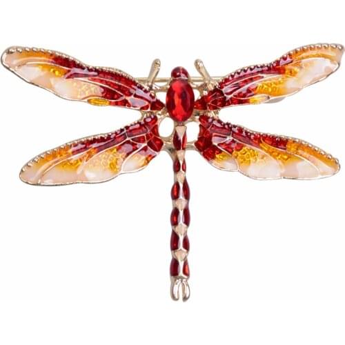 JUCHAO Dragonfly Brooches For Clothes