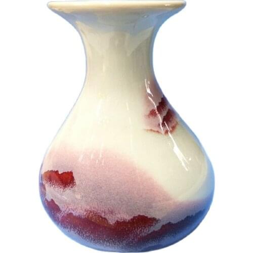 CHINESE FOLK Old Jun Kiln Glaze View And Admire Vase