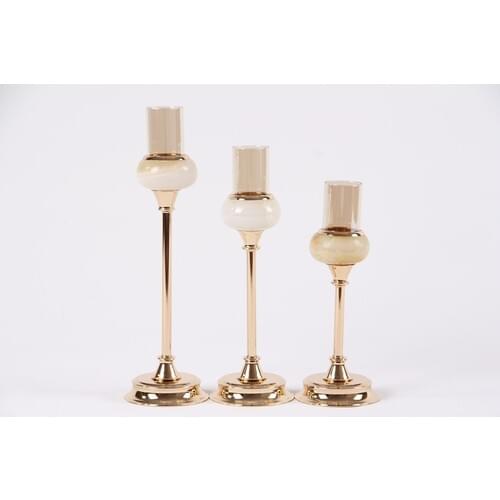 Marrlife Marble Candleholder 3'lü Set