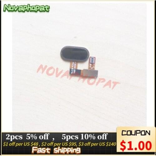 Novaphopat For Meizu U10 Fingerprint Sensor Button U20 Return Menu Home Button Key Flex cable + Tracking