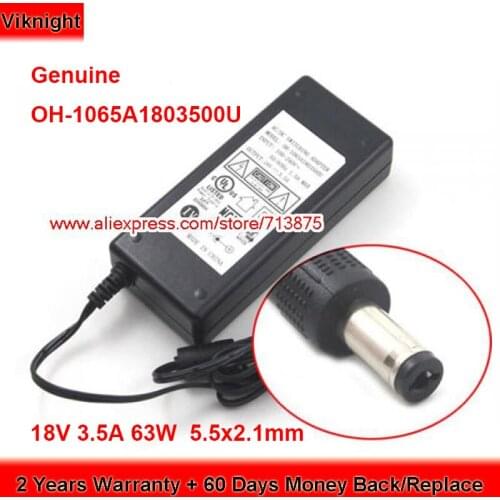 Genuine 1065A1803500U2 18V 3.5A AC Adapter for Philips AS851/10 BLUETOOTH SPEAKER DS8550/37 OH-1065A1803500U2