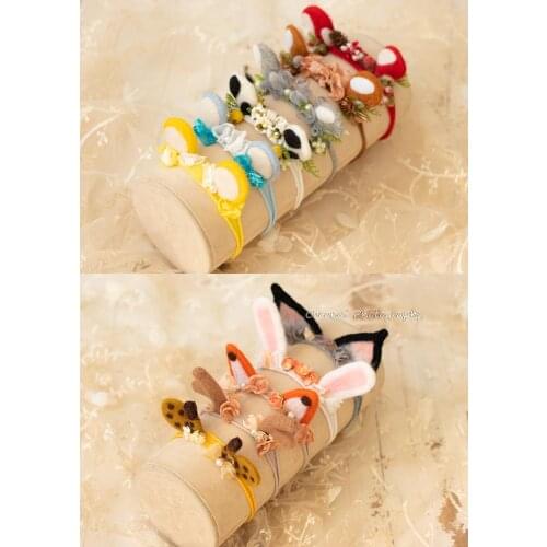 Coconut Newborn Photography Props Secret paradise headband theme headdress baby children baby photo studio hair decoration