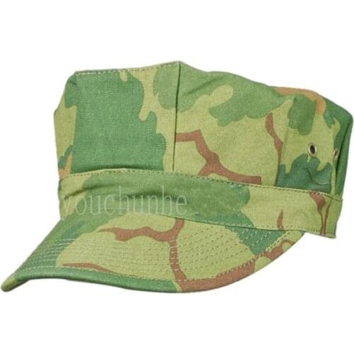 SIZE L - VIETNAM WAR US ARMY MITCHELL CAMO UTILITY CAP