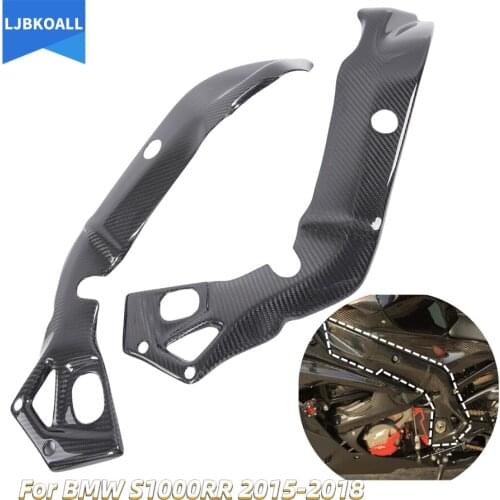 S1000RR Motorcycle Side Panel Body Infill Cover Fairing for BMW S1000RR S 1000RR S 1000 RR 2015-2018 Real 100% Carbon Fiber
