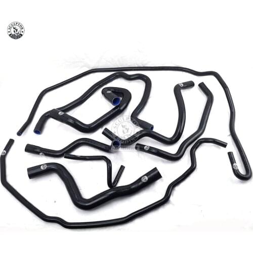 Silicone Radiator & Heater Hose Kit For Ford Focus Duratec MZR 1.8L 2.0L DOHC (12Pcs)Red/Blue/Black