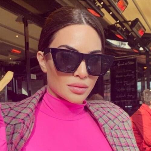Army Green Cat Eye Sunglasses 2020 New Color Designer Classic Brand Square Cateye Sun Glasses Female Luxury Shades Black Sunnies
