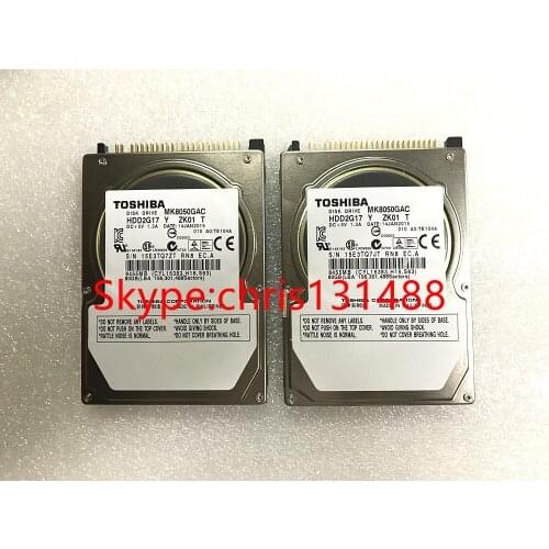 Brand new Disk drive MK8050GAC MK8050GACE ZK01 DC+5V 1.3A 80GB For BMWW CIC RADIO Car HDD navigation systems