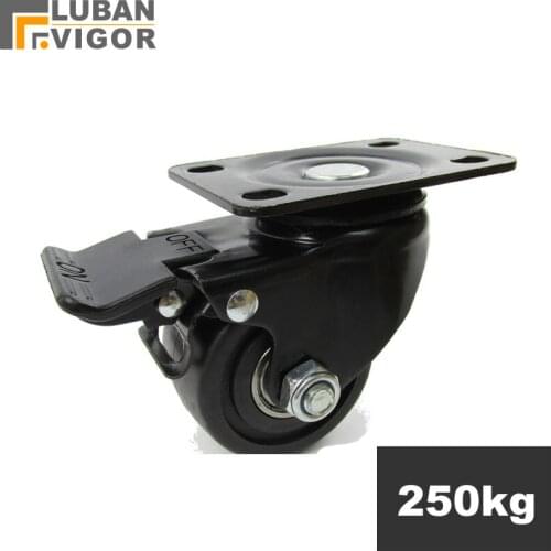 Super load-bearing 250KG,2.5 inch Low center Casters/wheels,FOR Large display racks, shelves, contain,HOME/Industrial Hardware