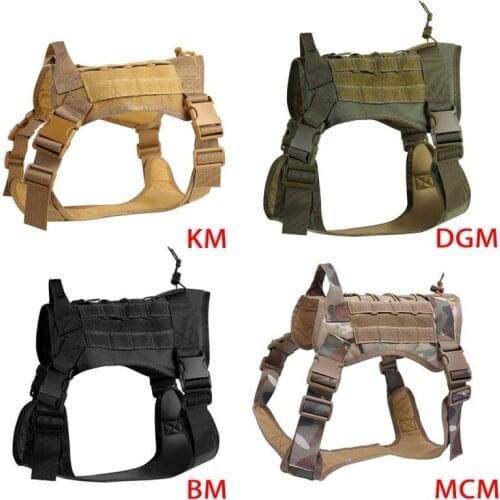 Outdoor Waterproof Dog Harness Adjustable Vest Camouflage Seat Belt Medium And Large Dog Training Harness Dog Harness