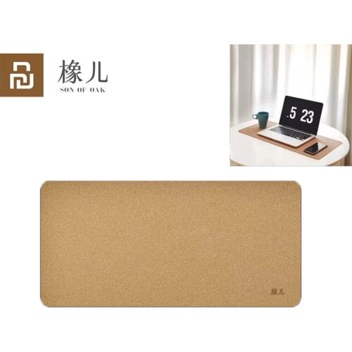 Youpin SON OF OAK Mouse Pad Cork Waterproof Computer Laptop Office Desk Gaming Anti-slip Large Middle Size Mouse-pad