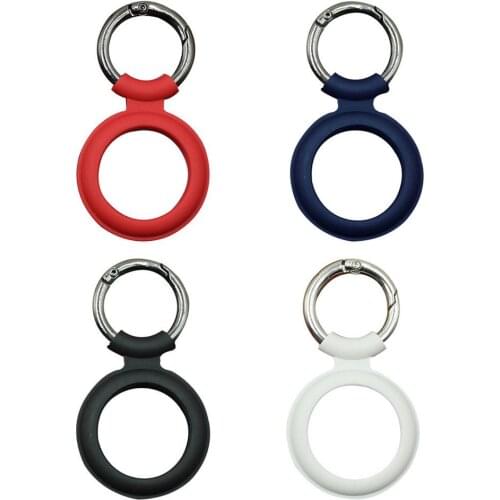 Protective Cover For Aircovered AirTag Case Silicone Protector Bumper Case Compatible With Apple AirTags Tracker Buckle