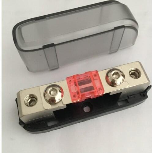 1PC Nickel Plated AFS Fuse Holder MINI ANL Car Audio Fuse Holder with Fuse