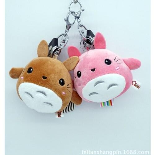 11cm/plush small cat mobile phone accessory bag keychain car pendant plush cat doll small gifts boyfriends girlfriends