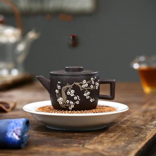 180ml Hand teapot Yixing teapot tea masters Chinese Kung Fu Tea Cup Set kettle Drankware Justice Cup Teapot Teaware