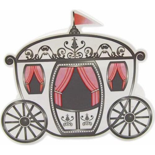 200pcs Carton Fairytale Carriage Candy Box Wedding Decoration Baby Shower Gifts Boxes Carnival Party Caja Regalo Snoep Doosjes