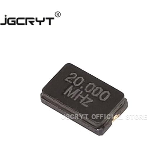 20Unids/lote Passive crystal oscillator of 5032 2P 2-pin chip 8mhz 12mhz 16mhz 20mhz 25mhz 27mhz