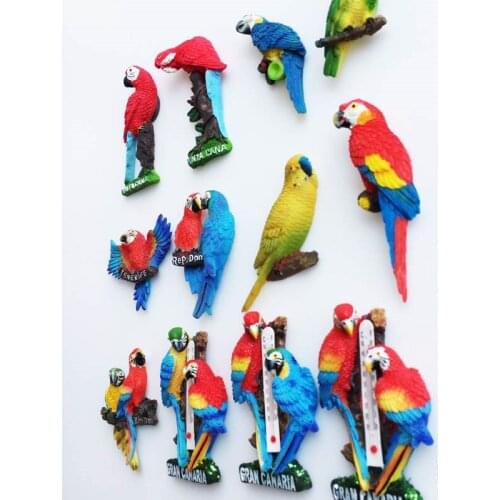 3D Birds Refrigerator Magnets Fridge Sticker for Home Decor Stereoscopic Fridge Magnet
