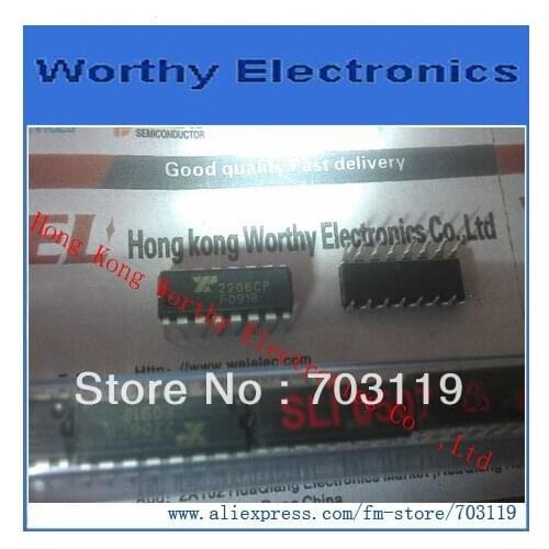 Free shipping 10pcs/lot XR2206CP 2206CP 2206 DIP-16