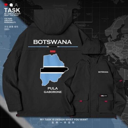 Botswana Batswana BWA men jacket hooded map nation flag new printed chaquetas hombre mens windbreaker clothing clothes autumn
