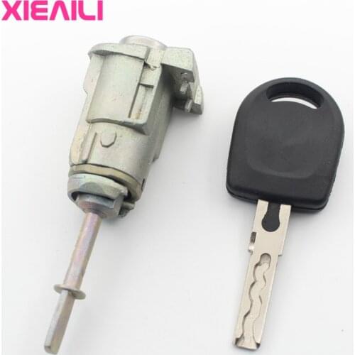 XIEAILI OEM Left Door Lock Cylinder Auto Door Lock Cylinder For Vw Polo With 1Pcs Key S546