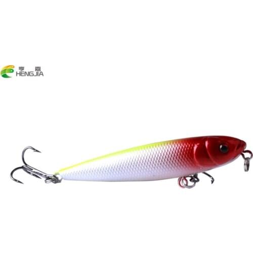 HENGJIA Minnow Pencil Lure 8cm 9.1g Hard Fishing Carp Bait Fishing Lure