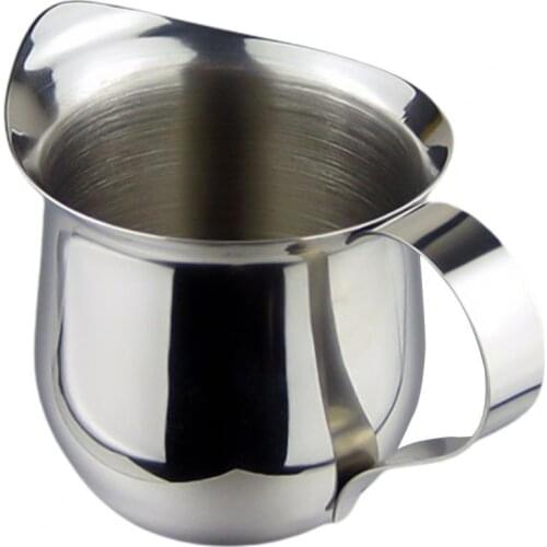 Cappuccino Coffee Pot Stainless Steel Latte Milk Mug Pointed Mouth Milkshake Cup Latte Milk Mug Pointed Mouth Milkshake Cup