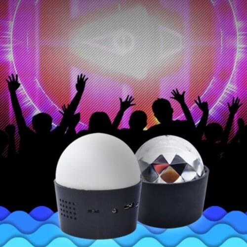 Mini Disco Light, Sound Activated 3-Color Changing Car Disco Ball Light, Festival Party Light, LED Stage Lights Lamp Decor