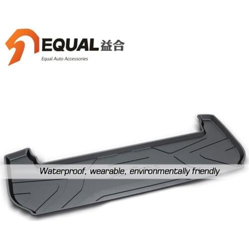 Non-Slip Cargo Liner Trunk Mat for MITSUBISHI PAJERO SPORT Allspace 2016-2017 Cargo Mat Trunk Protector Floor Mat-Black