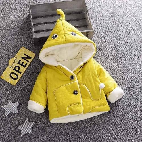 New Baby Boy Outerwear Cartoon Coat Hooded Winter Autumn 6M-2 old size Clothes 7BT039